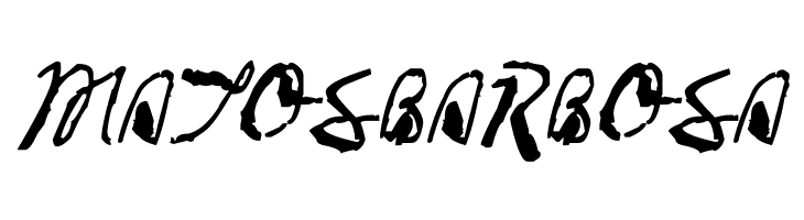 2013 Demo Cadaver's Script  Pre-release.  Free Fonts Download