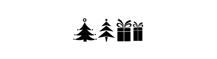 KG Christmas Trees  Free Fonts Download