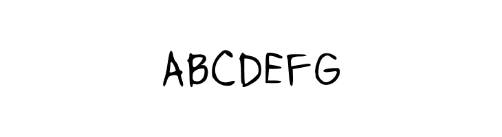ABCDEFG Tree Hugger Medium Font