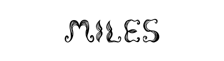 Stroke mustache  Free Fonts Download