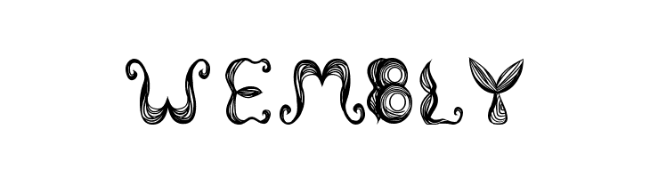 Stroke mustache  Free Fonts Download