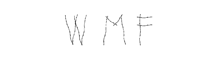 WOODCUTTER WIRE FENCE  Free Fonts Download