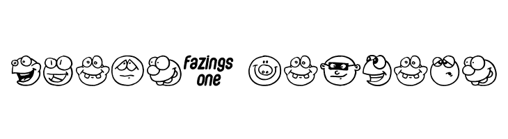 Fazings one  Free Fonts Download
