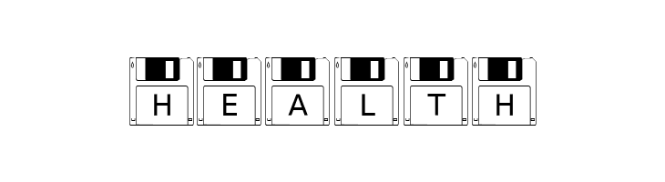 Floppy Disk  Free Fonts Download
