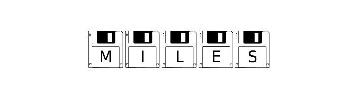 FloppyDisk  Free Fonts Download