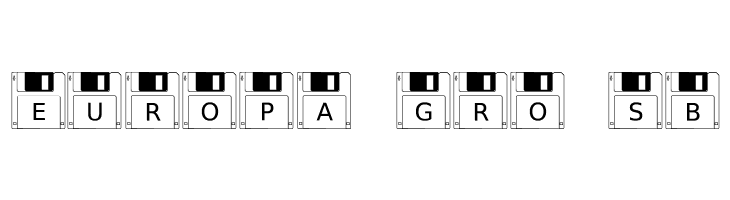 FloppyDisk  Free Fonts Download