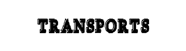 TRANSPORTS CollegeBytes Font
