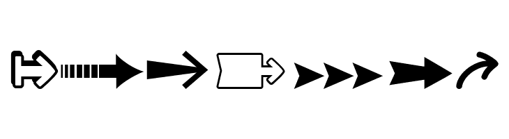 Follow The Arrow  Free Fonts Download