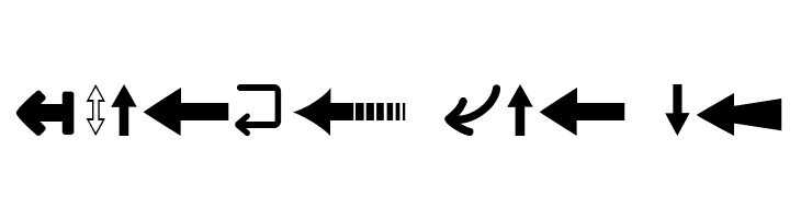 Follow The Arrow  Free Fonts Download