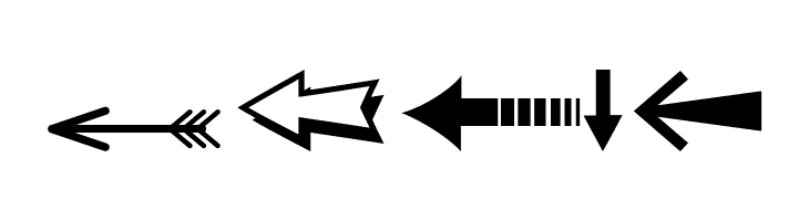 Follow The Arrow  Free Fonts Download