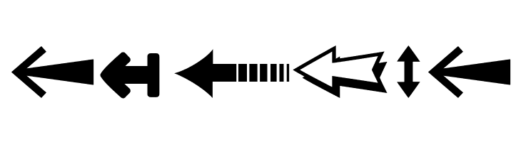 Follow The Arrow  Free Fonts Download