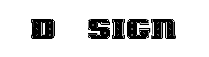IronCladBoltedRaised SW  Free Fonts Download