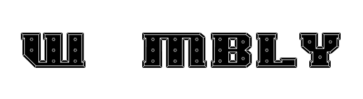 IronCladBoltedRaised SW  Free Fonts Download