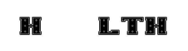 IronCladBoltedRaised SW  Free Fonts Download