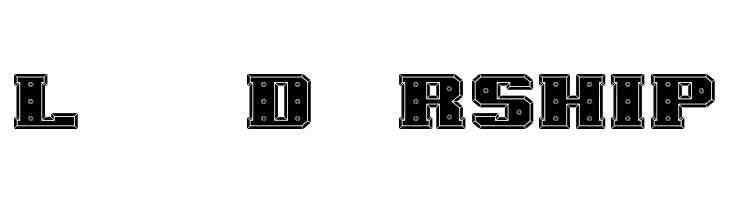 IronCladBoltedRaised SW  Free Fonts Download