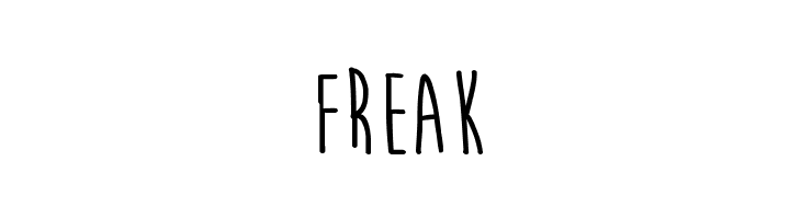 FREAK Moon Flower Bold Font