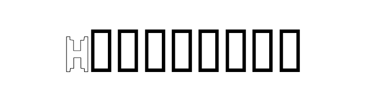 Invaders Part Two Outline  Free Fonts Download