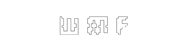 Invaders Part Two Outline  Free Fonts Download