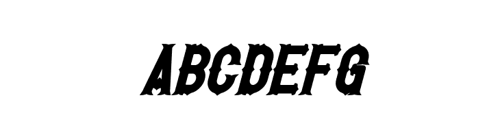 Hetfield Bold Italic  Free Fonts Download