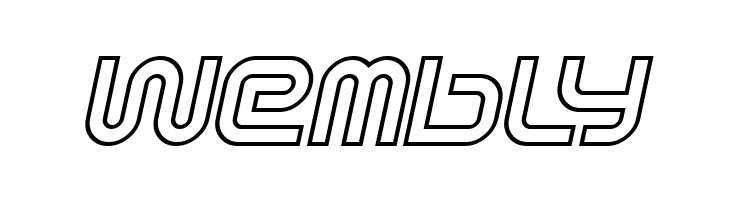 Sci Fied X Outline Italic  Free Fonts Download