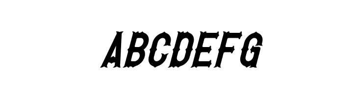 Hetfield Italic  Free Fonts Download