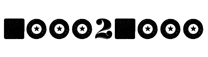 Dauber Hand Numerals  Free Fonts Download