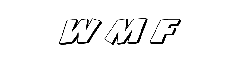 Jack's Candlestick 3D Expanded  Free Fonts Download