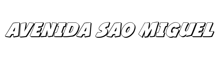 Jack's Candlestick 3D Regular  Free Fonts Download