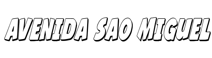 Jack's Candlestick 3D Extra-condensed  Free Fonts Download