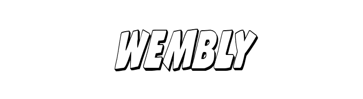 Jack's Candlestick 3D Extra-condensed  Free Fonts Download