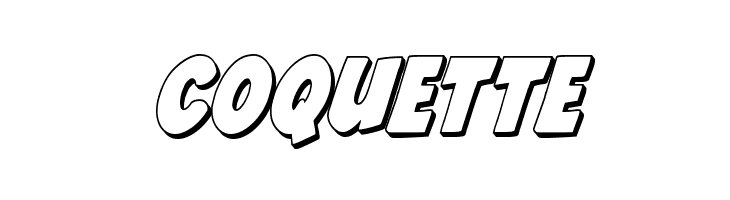 Jack's Candlestick 3D Condensed  Free Fonts Download