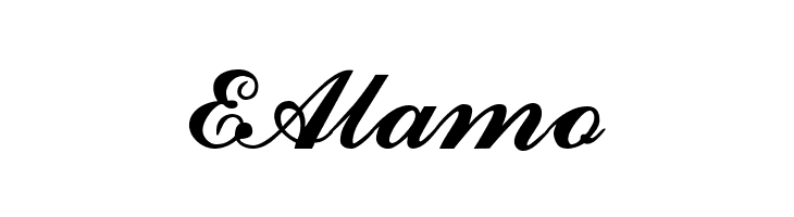 EAlamo CounselorScript Medium Font
