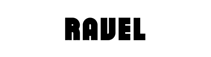 RAVEL RhinoPata Font
