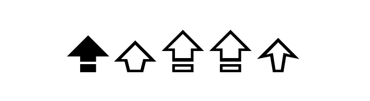 Arrow 7  Free Fonts Download