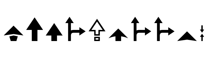Arrow 7  Free Fonts Download