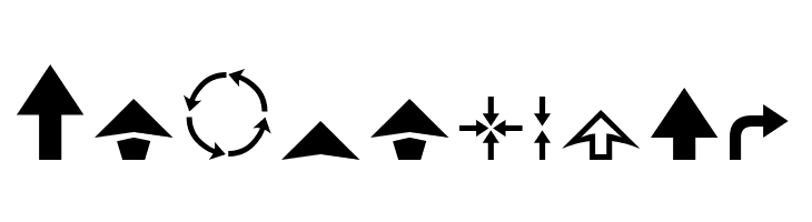 Arrow 7  Free Fonts Download