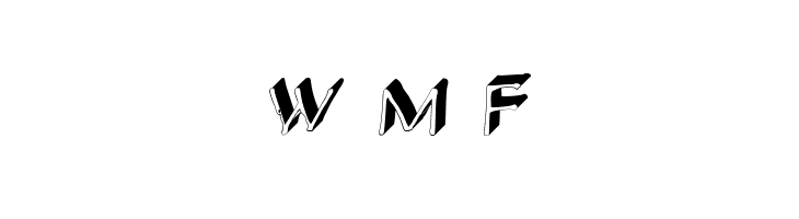 Gennaro_Palmieri_Formal_3D Medium  Free Fonts Download