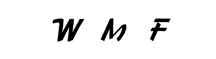 Heavy Squared Writing  Free Fonts Download