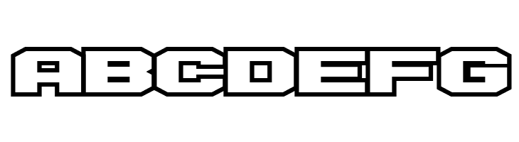 D3 Egoistism outline  Free Fonts Download