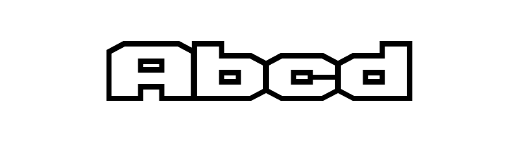 D3 Egoistism outline  Free Fonts Download