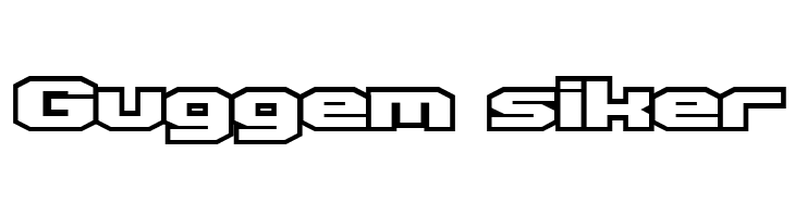 D3 Egoistism outline  Free Fonts Download