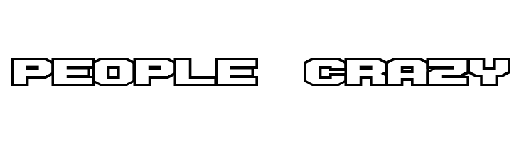 D3 Egoistism outline  Free Fonts Download