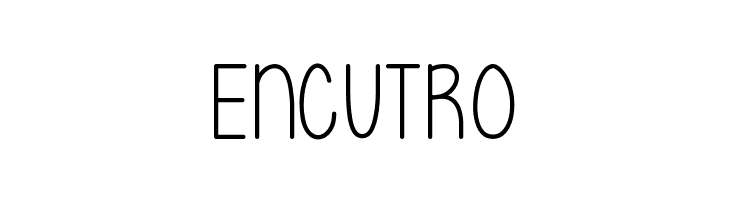 ENCUTRO Please write me a song Font