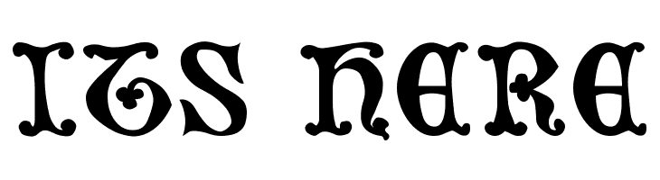 German-Blackletters--15th-c-  Free Fonts Download