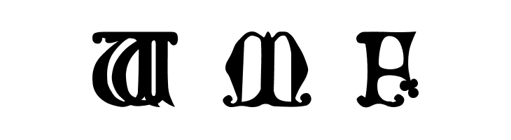 German-Blackletters--15th-c-  Free Fonts Download
