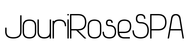 JouriRoseSPA Advanced Sans Serif 7 Font