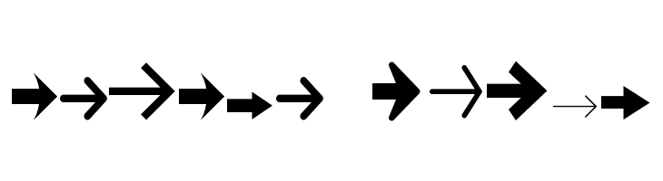 Arrow Symbols 1  Free Fonts Download