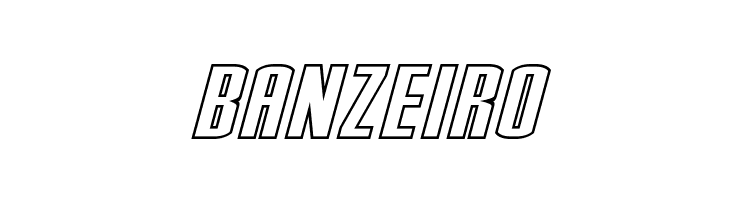 Stark Hollow Italic  Free Fonts Download