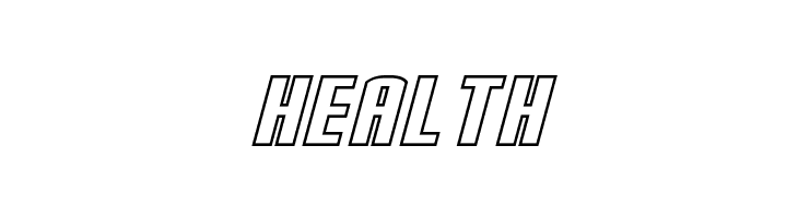 Stark Hollow Italic  Free Fonts Download