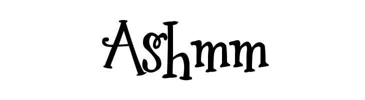 Ashmm 2Peas Mister Giggles Font